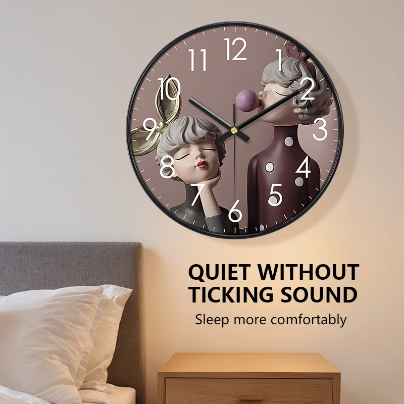 Modern Quartz Wall Clock Cute Cartoon Character Design Silent Non Ticking For Living Room Bedroom Home Decoration Gift For Girls
Modern Quartz Wall Clock Cute Cartoon Character Design Silent Non Ticking For Living Room Bedroom Home Decoration Gift For Girls