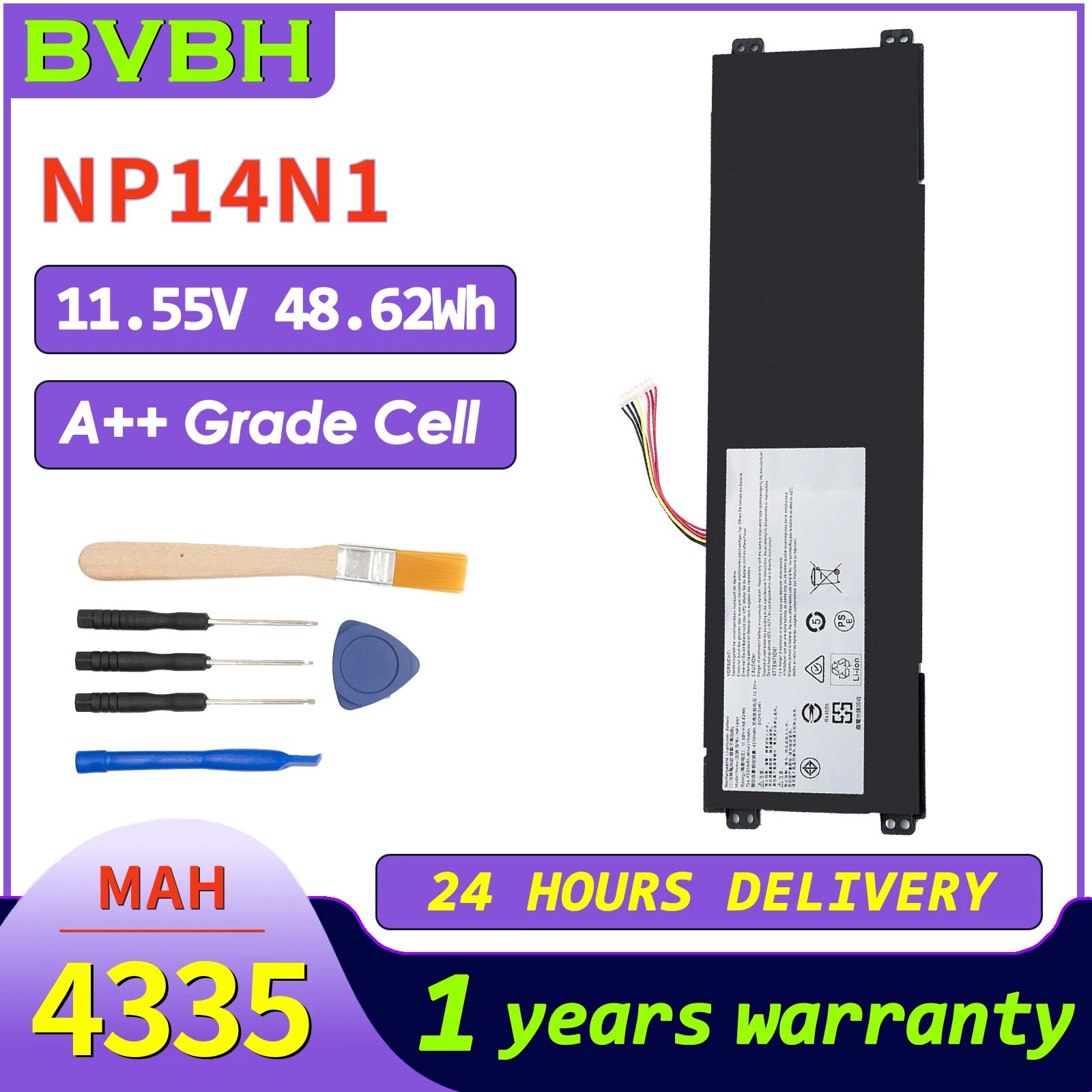 NP14N1 Новый оригинальный аккумулятор для ноутбука Getac Nexstgo PRIMUS NX101 14 дюймов NP14N1BD002P и т. д., 4335 мАч 
NP14N1 Новый оригинальный аккумулятор для ноутбука Getac Nexstgo PRIMUS NX101 14 дюймов NP14N1BD002P и т. д., 4335 мАч