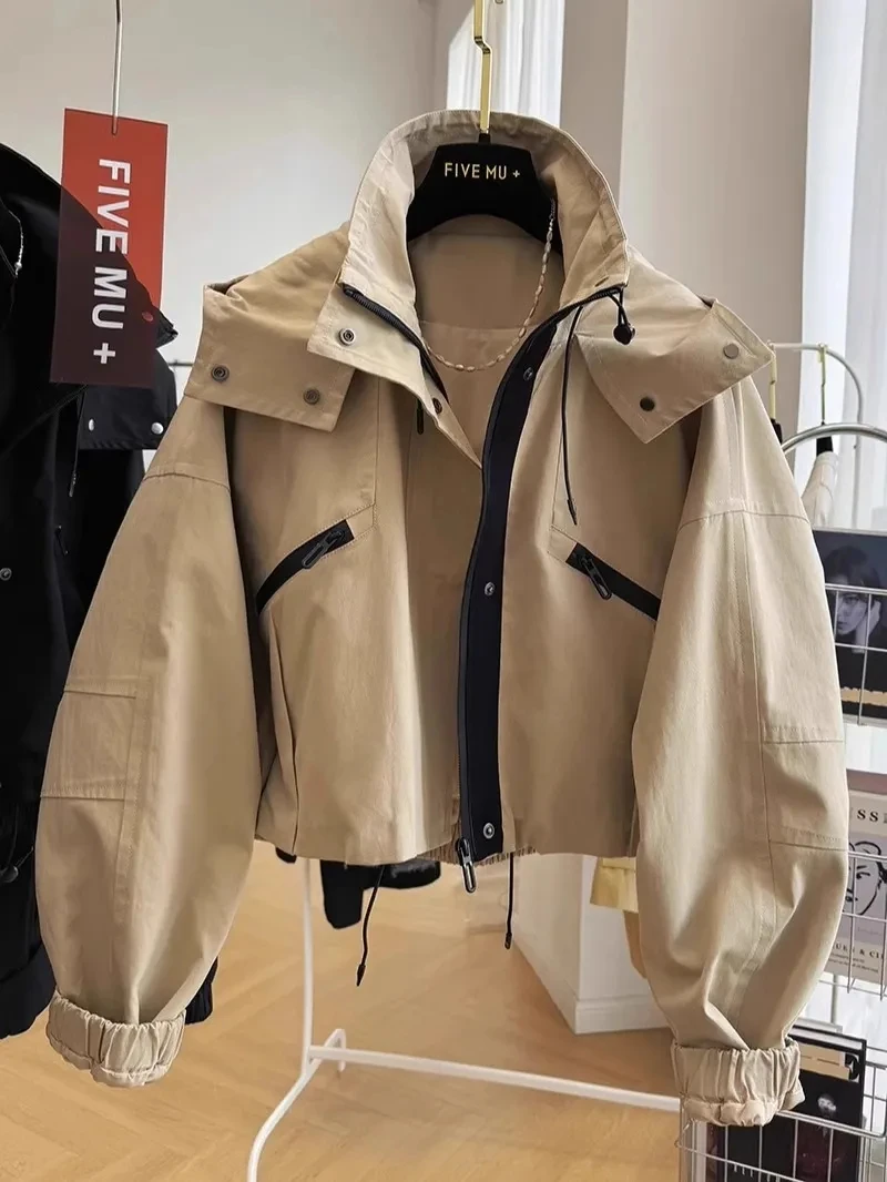 Korean Style High-End FeelCasual Hooded Work Jacket For Women 2025 Autumn/Winter New Loose-Fit Top Trendy Jacket
Korean Style High-End FeelCasual Hooded Work Jacket For Women 2025 Autumn/Winter New Loose-Fit Top Trendy Jacket