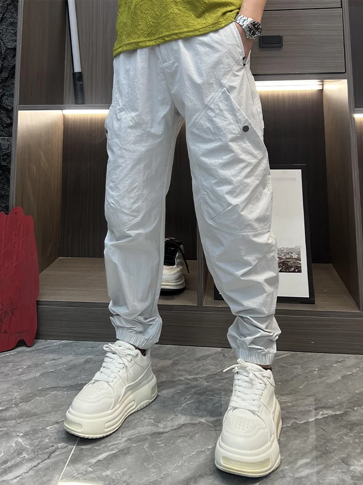 Summer Thin Casual Pants Men's Loose Fit Pure Color Cuffed Youthful Versatile Workwear Trousers Spring 2026 New Fashion
Summer Thin Casual Pants Men's Loose Fit Pure Color Cuffed Youthful Versatile Workwear Trousers Spring 2026 New Fashion