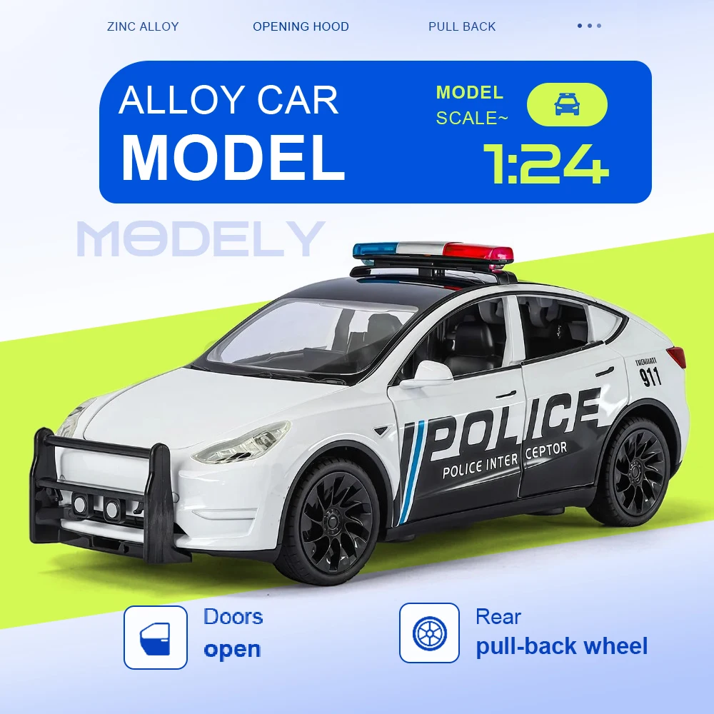 1:24 Model Y Roadster Alloy Cars Toy Diecast Model Doors Opened Miniature Police Car Wheel Steering Vehicle Collect Souvenirs
1:24 Model Y Roadster Alloy Cars Toy Diecast Model Doors Opened Miniature Police Car Wheel Steering Vehicle Collect Souvenirs