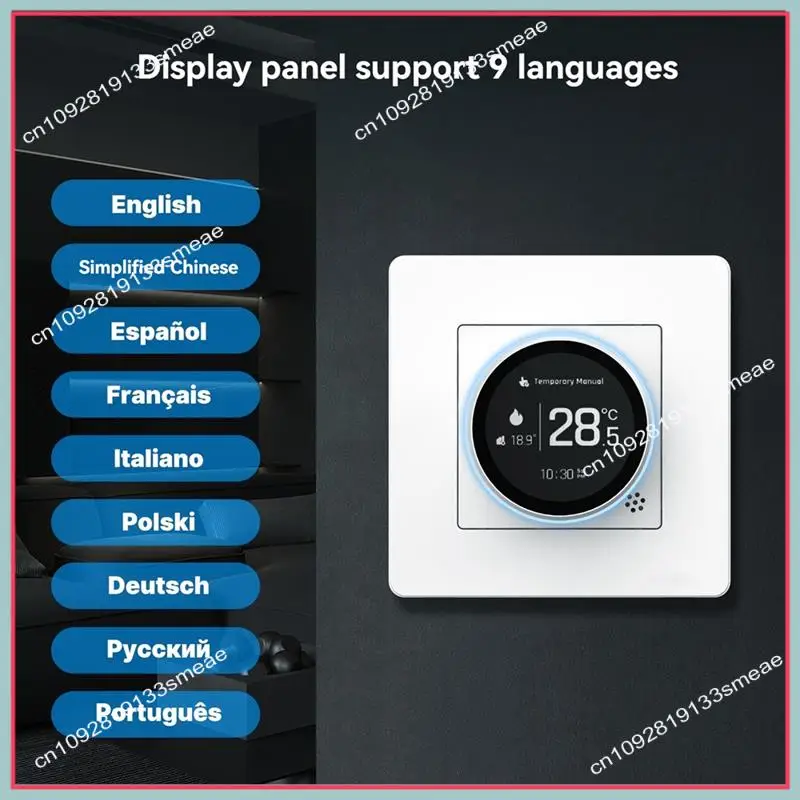 N94R Tuya Zigbee умная ручка термостат электрический регулятор температуры подогрева пола работает с Alexa Google Home B
N94R Tuya Zigbee умная ручка термостат электрический регулятор температуры подогрева пола работает с Alexa Google Home B