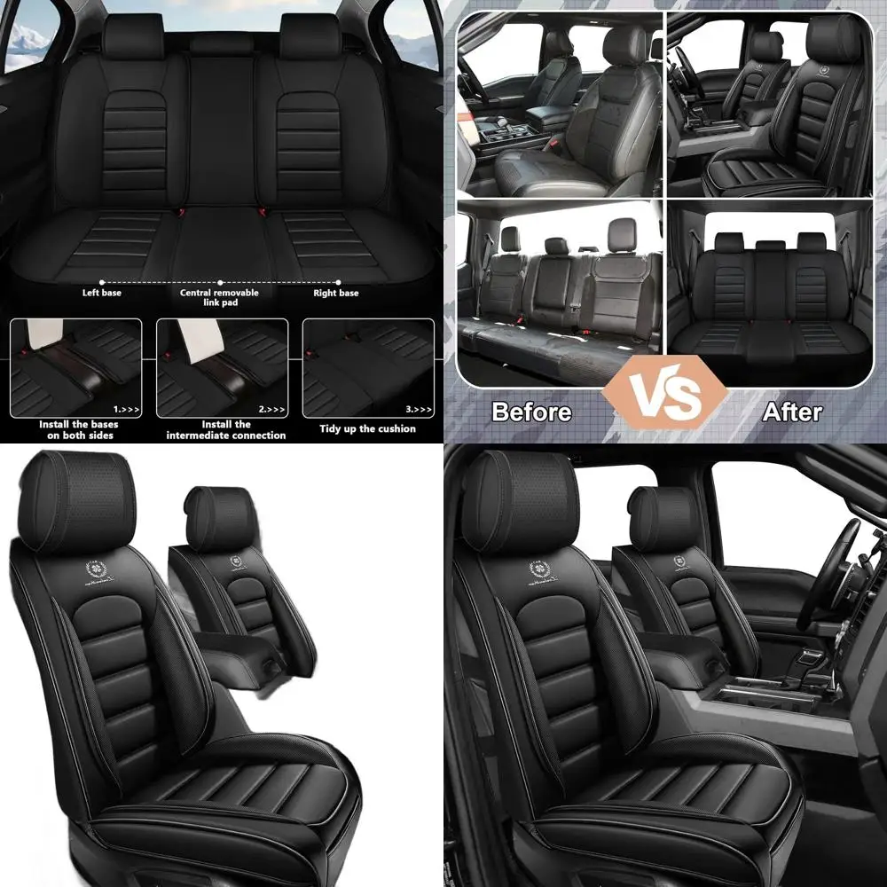 Полный комплект чехлов для сидений Sierra 1500/2500/3500, водонепроницаемые защитные чехлы из кожи наппа (стандартные 5 мест/черный)
Полный комплект чехлов для сидений Sierra 1500/2500/3500, водонепроницаемые защитные чехлы из кожи наппа (стандартные 5 мест/черный)