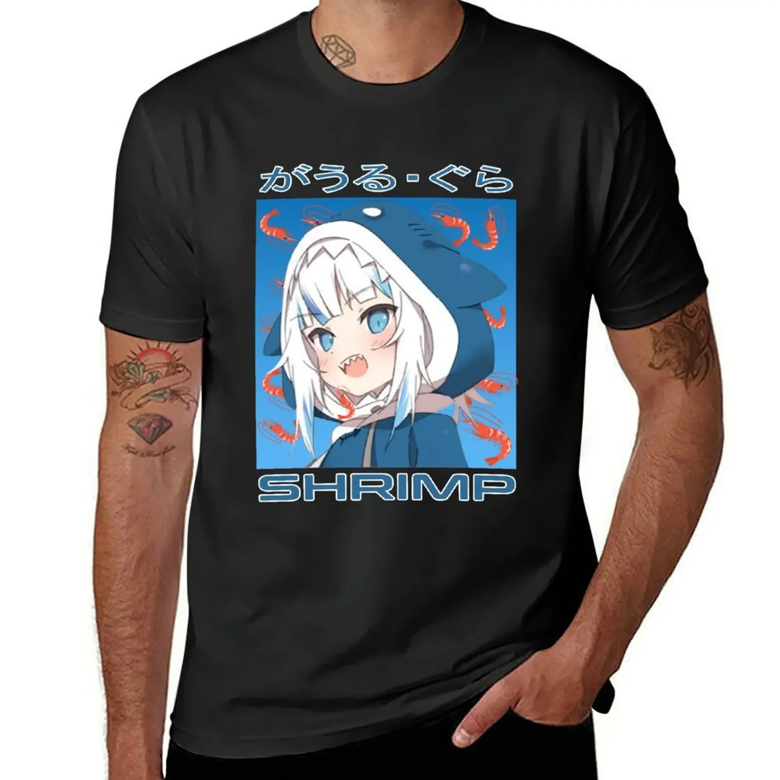 Gawr Gura SHRIMP #3 T-Shirt shirts graphic basketball graphic tees oversized t shirt men
Gawr Gura SHRIMP #3 T-Shirt shirts graphic basketball graphic tees oversized t shirt men