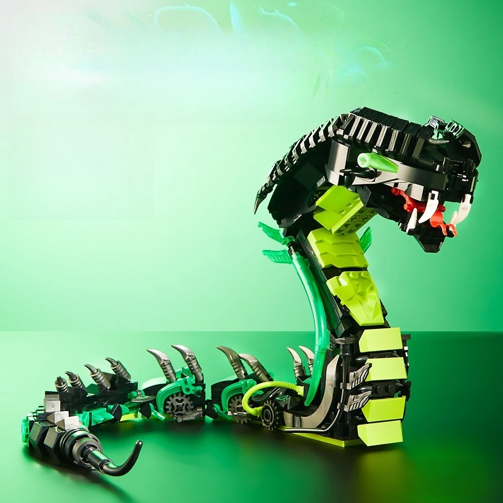 GSF MOC Cobra Snake Animal Model Building Block Bricks Assembly Construction Toy For Children Kid DIY Game Home Desk Decor
GSF MOC Cobra Snake Animal Model Building Block Bricks Assembly Construction Toy For Children Kid DIY Game Home Desk Decor