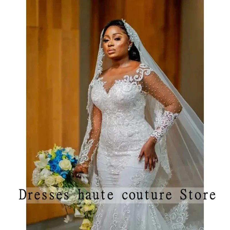 Customized 2026 Luxury Sexy Hollow Bead Dress Wedding Dress Long Sleeved Plus Size Mermaid Bride Dress Wedding Dress
Customized 2026 Luxury Sexy Hollow Bead Dress Wedding Dress Long Sleeved Plus Size Mermaid Bride Dress Wedding Dress