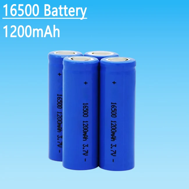 16500 1200mAh 3.7V High-Capacity Cylindrical Lithium Ion Rechargeable Battery for Flashlights & Mini LED Devices
16500 1200mAh 3.7V High-Capacity Cylindrical Lithium Ion Rechargeable Battery for Flashlights & Mini LED Devices