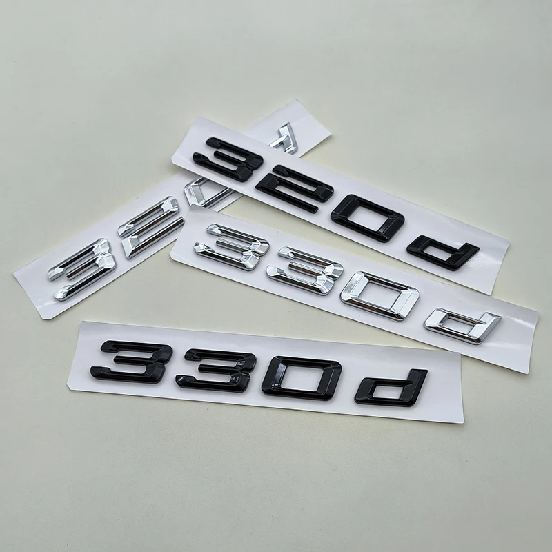3D ABS Chrome Black Car Letters Logo 320d Sticker Rear Trunk Badge Emblem Decals For BMW 320d 330d E90 F30 G20 Accessories
3D ABS Chrome Black Car Letters Logo 320d Sticker Rear Trunk Badge Emblem Decals For BMW 320d 330d E90 F30 G20 Accessories