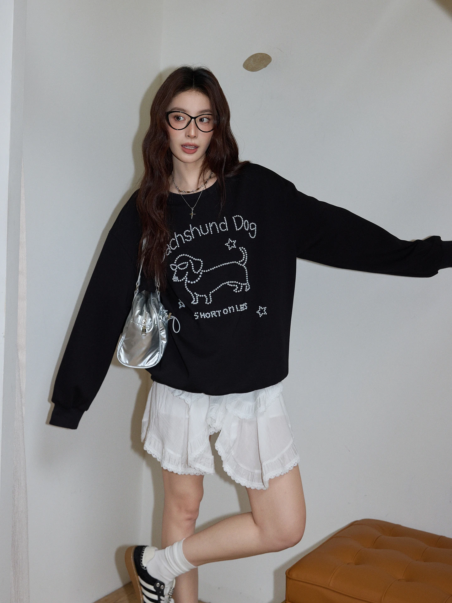 Bla Cartoon Dog round Ne Sweatirt Women's Loose Casual Long Sve Top Comfortable Breathable Faionable Autumn New Ar...
Bla Cartoon Dog round Ne Sweatirt Women's Loose Casual Long Sve Top Comfortable Breathable Faionable Autumn New Ar...