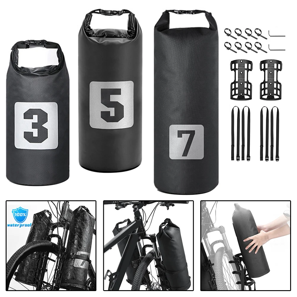 1 Set Portable Waterproof Bicycle Fork Bag 5L 7L Portable Bike Bag Electric Scooter Bag Bicycle Front Bag Bike Fork Travel Bag 
1 Set Portable Waterproof Bicycle Fork Bag 5L 7L Portable Bike Bag Electric Scooter Bag Bicycle Front Bag Bike Fork Travel Bag