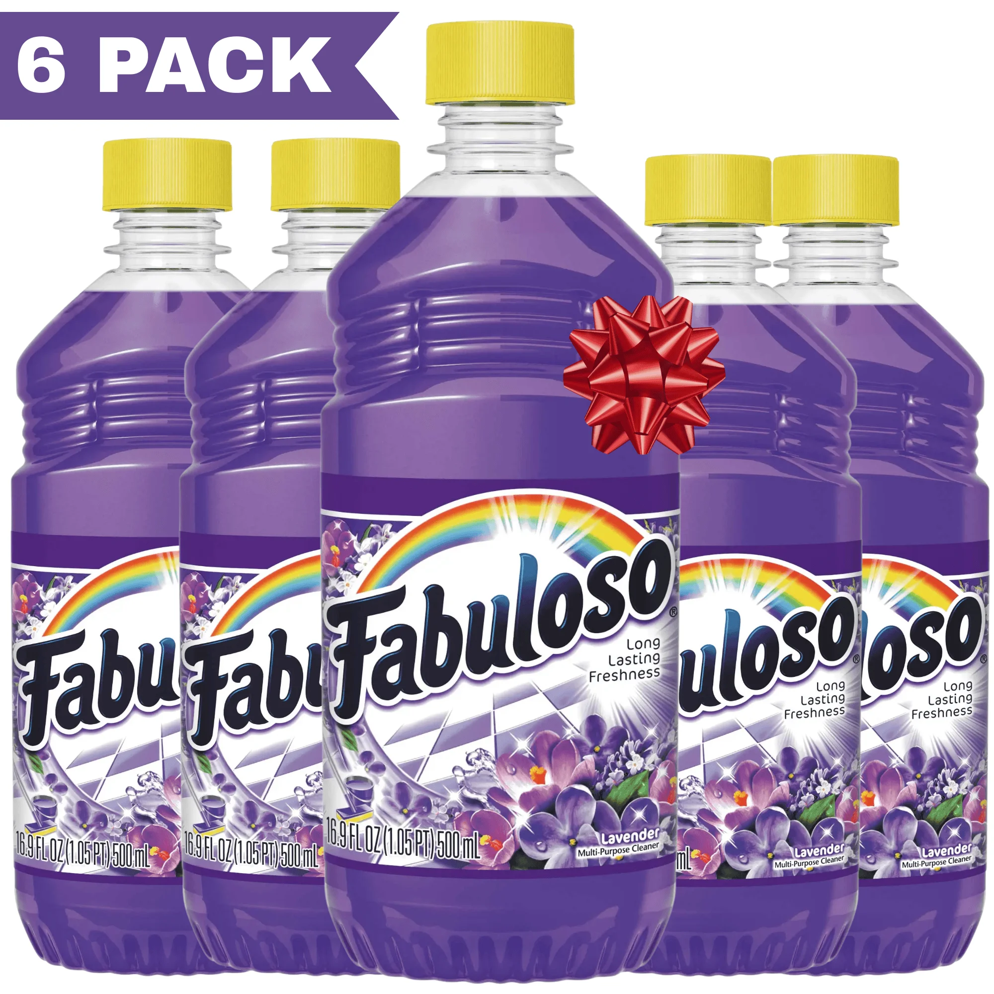 Fabuloso All Purpose Cleaner Lavender 16.9oz, Multi-Purpose & Floor Cleaner, Household Cleaning Liquid (6 Pack)
Fabuloso All Purpose Cleaner Lavender 16.9oz, Multi-Purpose & Floor Cleaner, Household Cleaning Liquid (6 Pack)