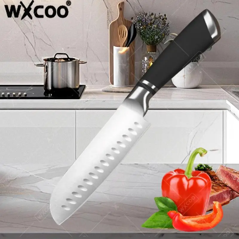 WXCOO NEW Kitchen Knife Stainless Steel BBQ Meat Salmon Sushi Knife Fruit Cutter Meat Cleaver Perfect for Kitchen Accessories
WXCOO NEW Kitchen Knife Stainless Steel BBQ Meat Salmon Sushi Knife Fruit Cutter Meat Cleaver Perfect for Kitchen Accessories
