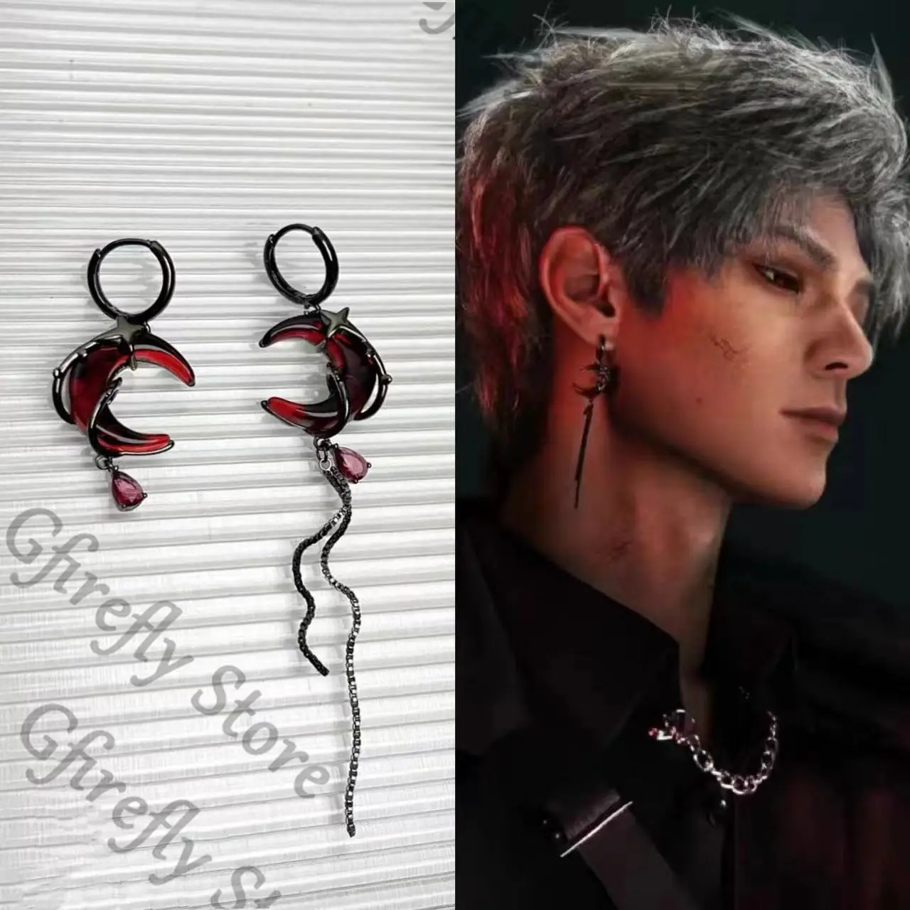 Love and Deepspace Anime Hanging Earrings Sylus Cosplay Exquisite Ambitus Colleagues Accessories Souvenir Collect Gift
Love and Deepspace Anime Hanging Earrings Sylus Cosplay Exquisite Ambitus Colleagues Accessories Souvenir Collect Gift