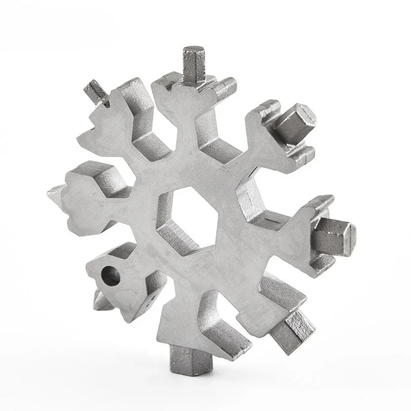 Stainless Steel Multifunctional Snowflake Wrench Portable Outdoor Hexagonal Octagonal Tool Card Combination
Stainless Steel Multifunctional Snowflake Wrench Portable Outdoor Hexagonal Octagonal Tool Card Combination