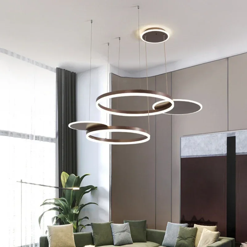 Modern Aluminum Rings Led pendant lights Living Dining Bedroom Chandelier Lighting Lamps Lustre Hanging Home Decoration Fixture
Modern Aluminum Rings Led pendant lights Living Dining Bedroom Chandelier Lighting Lamps Lustre Hanging Home Decoration Fixture
