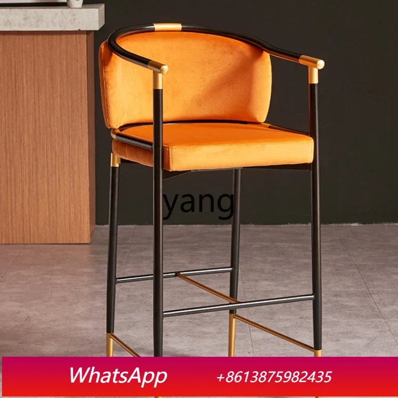 LTT Metal Bar Stool Nordic Light Luxury Bar Front Island Stool Home Dining Chair with Backrest High Stool
LTT Metal Bar Stool Nordic Light Luxury Bar Front Island Stool Home Dining Chair with Backrest High Stool