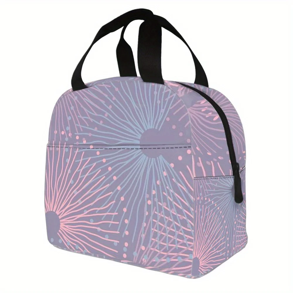 Compact Insulated Lunch Bag with Leakproof Thermal Layer & Side Pockets - 8.5×8×5 Inch, Durable Oxford Fabric
Compact Insulated Lunch Bag with Leakproof Thermal Layer & Side Pockets - 8.5×8×5 Inch, Durable Oxford Fabric
