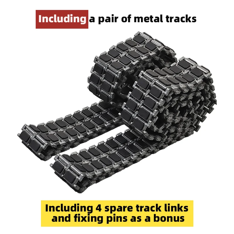 Heng Long 3889 3899A 3908 3918 Double Rubber Track Compatible with HL 1/16 Leopard2A6 ZTZ 99A British Challenger2 M1A2 Abrams TK
Heng Long 3889 3899A 3908 3918 Double Rubber Track Compatible with HL 1/16 Leopard2A6 ZTZ 99A British Challenger2 M1A2 Abrams TK