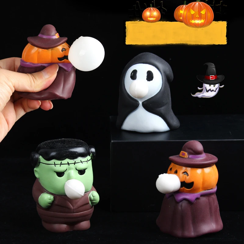 Novelty Toy Blowing And Spitting Bubbles Halloween Squeeze Soft Stress Relieving Anti Stress Sensory Quirky Stress Relieving Toy
Novelty Toy Blowing And Spitting Bubbles Halloween Squeeze Soft Stress Relieving Anti Stress Sensory Quirky Stress Relieving Toy
