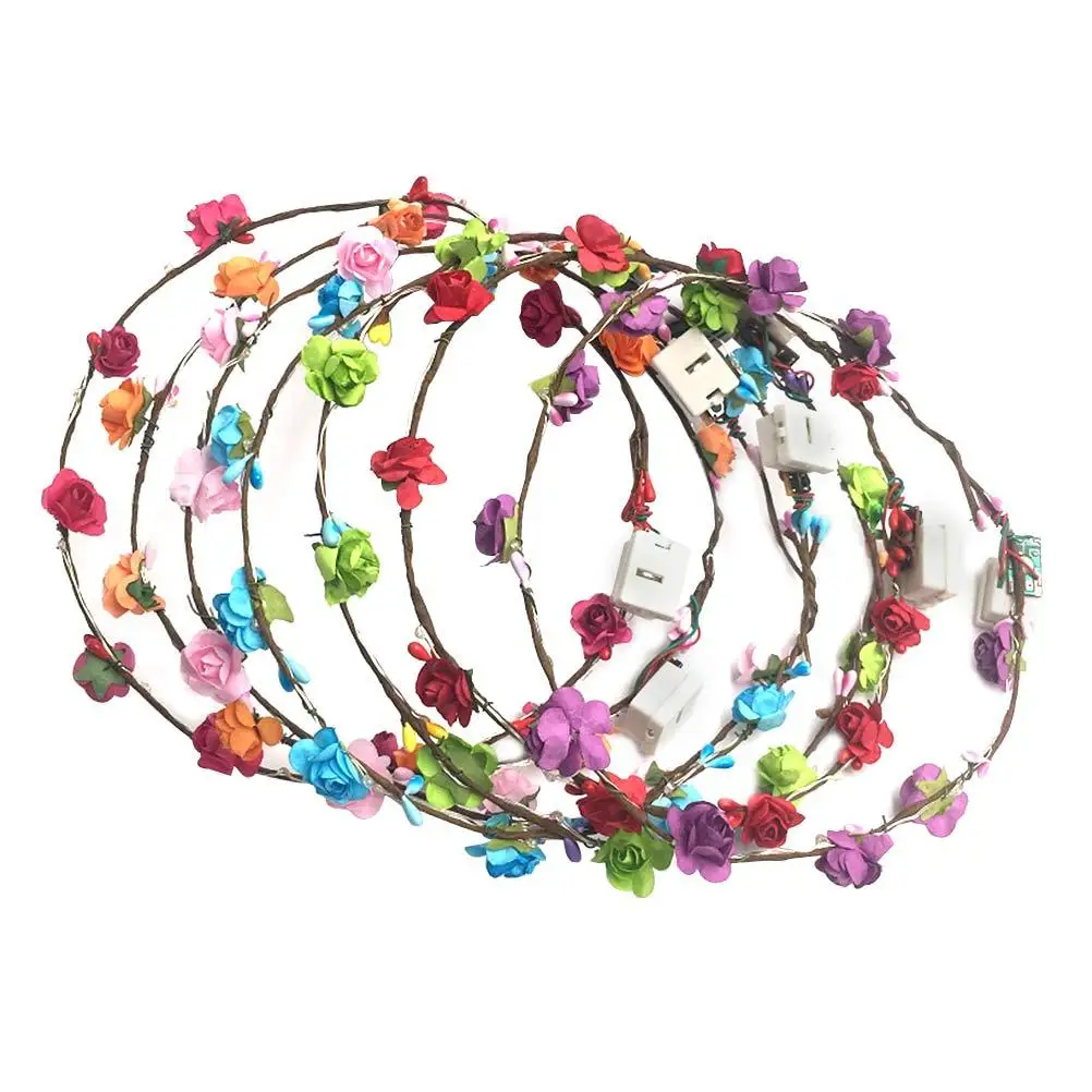 3 Pcs Glowing Flower Headbands Premium Quality Wreath Party Headdress Wedding Christmas Halloween Birthday
3 Pcs Glowing Flower Headbands Premium Quality Wreath Party Headdress Wedding Christmas Halloween Birthday