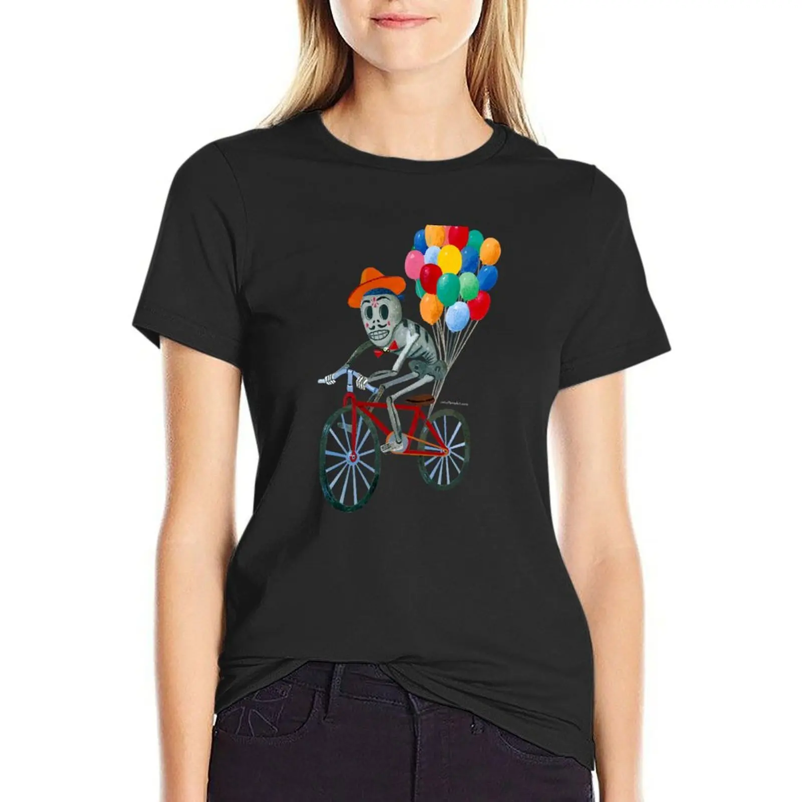 Dia de Muertos, Seor Bicycle Ride T-Shirt Female clothing heavyweights lady clothes woman t shirt
Dia de Muertos, Seor Bicycle Ride T-Shirt Female clothing heavyweights lady clothes woman t shirt