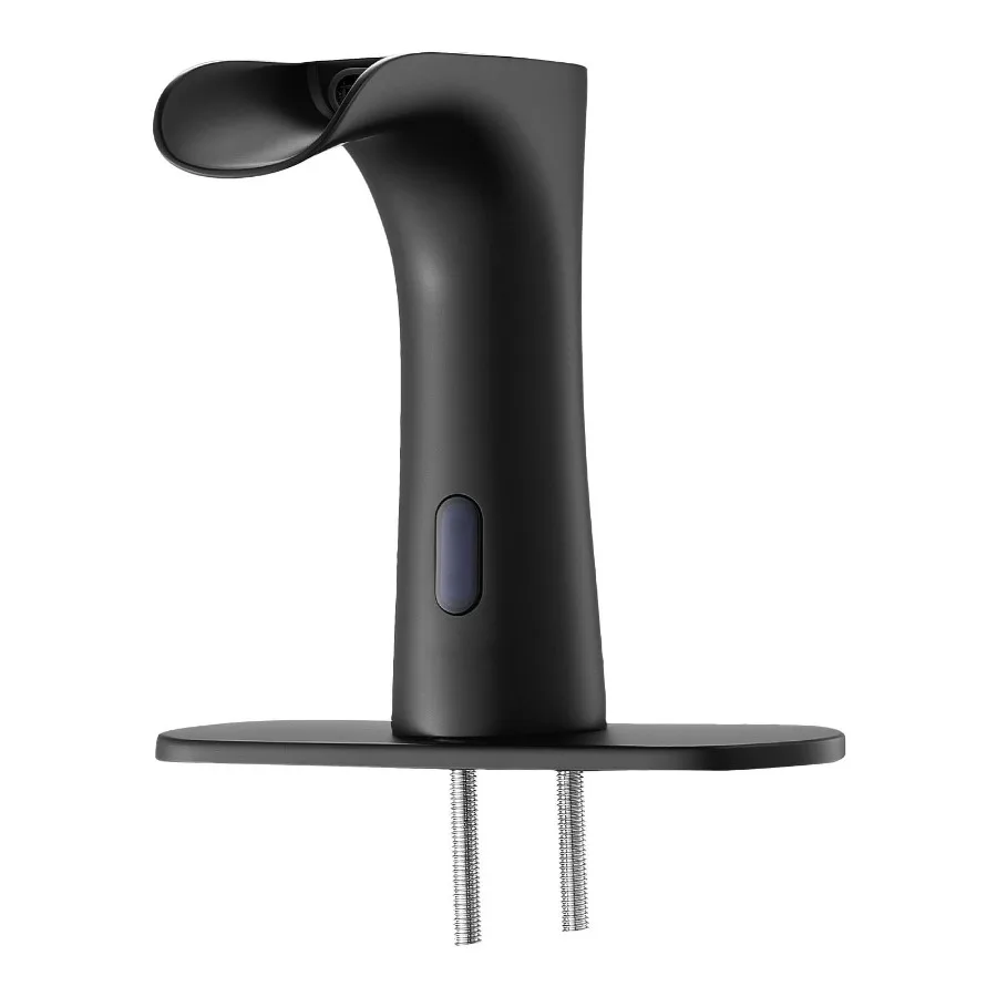 Touchless Bathroom Sink Faucet Automatic Motion Sensor Waterfall Faucet with Deck Plate Modern Design for Hot and Cold Water Co
Touchless Bathroom Sink Faucet Automatic Motion Sensor Waterfall Faucet with Deck Plate Modern Design for Hot and Cold Water Co