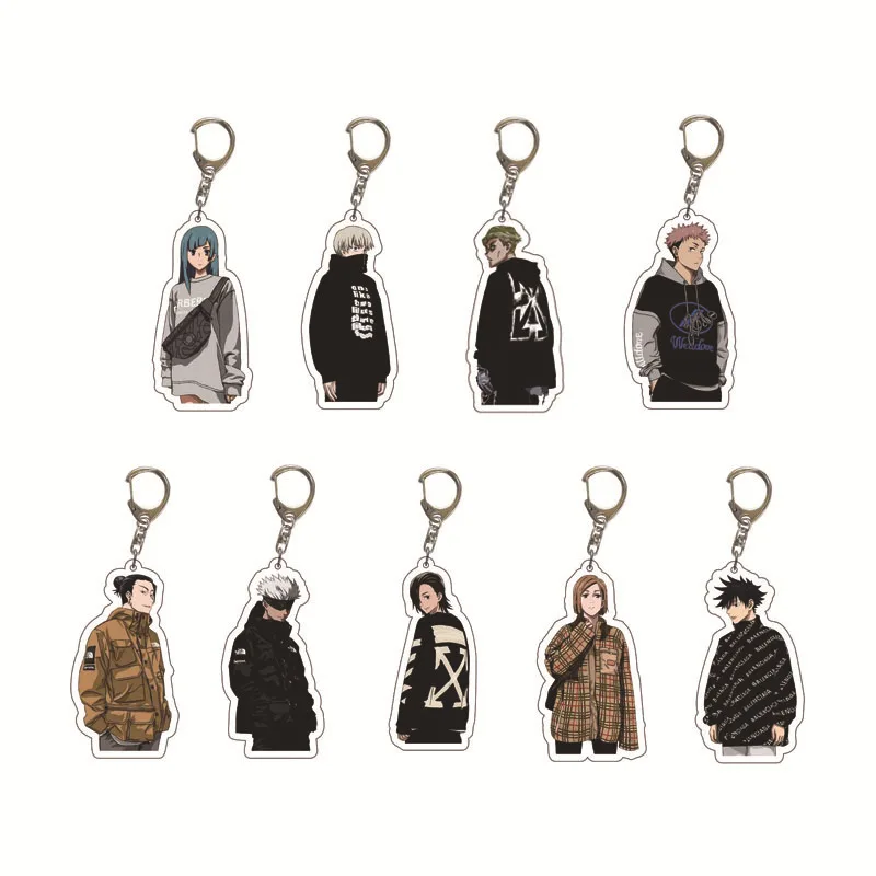 7CM Satoru Gojo Fushiguro Megumi Kugisaki Nobara Itadori Yuji Cartoons Anime Cosplay Key Chain Cartoon Pendant Christmas Gift
7CM Satoru Gojo Fushiguro Megumi Kugisaki Nobara Itadori Yuji Cartoons Anime Cosplay Key Chain Cartoon Pendant Christmas Gift