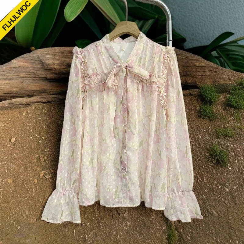 Bow Tie Pink Tops Women Korean Style Design Clothes Flare Sleeve Elegant Office Lady Cute Ribbon Sweet Basic Shirts Blouses
Bow Tie Pink Tops Women Korean Style Design Clothes Flare Sleeve Elegant Office Lady Cute Ribbon Sweet Basic Shirts Blouses