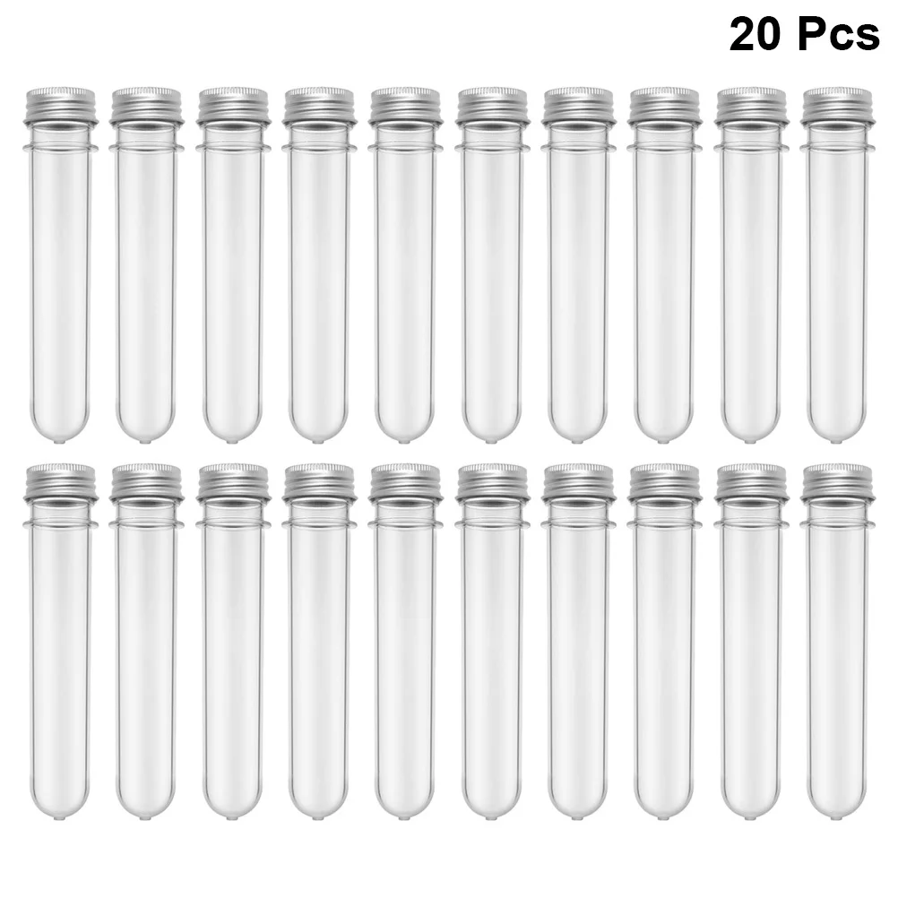 20Pcs Clear Plastic Test Tubes Pet Candy Containers 40ml Leak Proof Holds Powder Jelly Beans Plastic Candy Box
20Pcs Clear Plastic Test Tubes Pet Candy Containers 40ml Leak Proof Holds Powder Jelly Beans Plastic Candy Box
