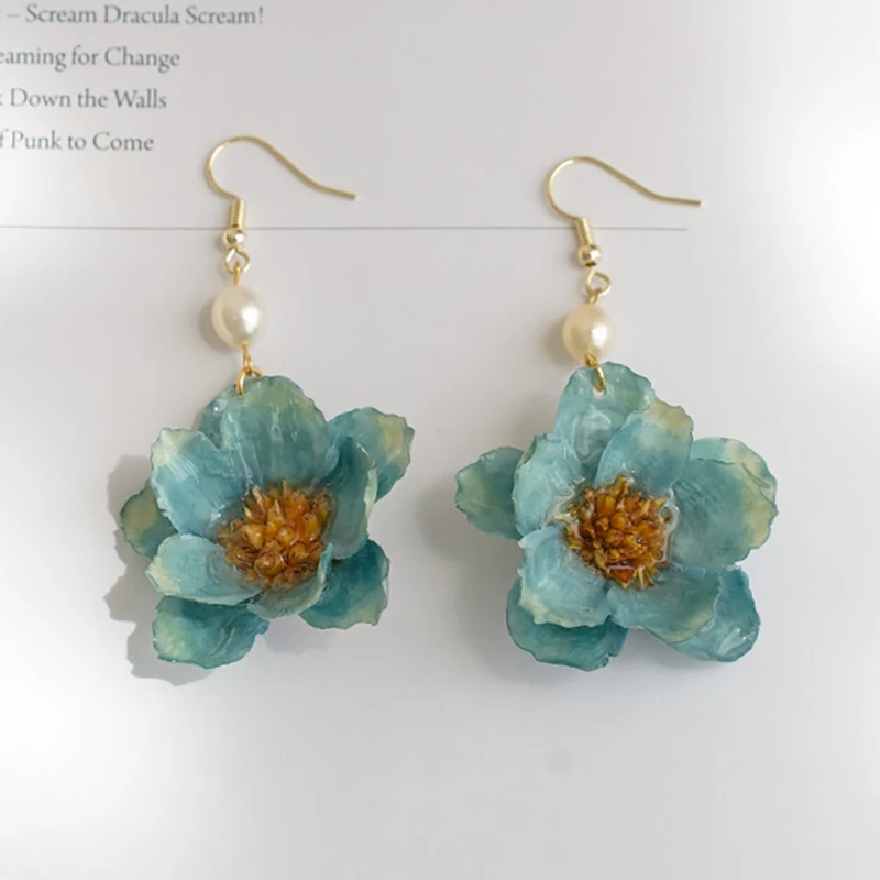 Multicolor Natural Flower Earrings Handmaking Epoxy Resin Natural Flower Earrings Unique Plant Earring Floral Jewelry Wholesale
Multicolor Natural Flower Earrings Handmaking Epoxy Resin Natural Flower Earrings Unique Plant Earring Floral Jewelry Wholesale