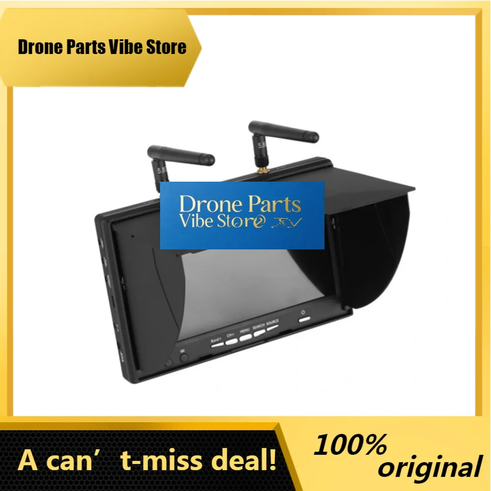 DroneP7 Inch FPV Monitor 5.8G 40CH LCD Screen Monitor 800x480 Dual Diversity Receiver Build-in Battery For FPV Drone 5802S
DroneP7 Inch FPV Monitor 5.8G 40CH LCD Screen Monitor 800x480 Dual Diversity Receiver Build-in Battery For FPV Drone 5802S