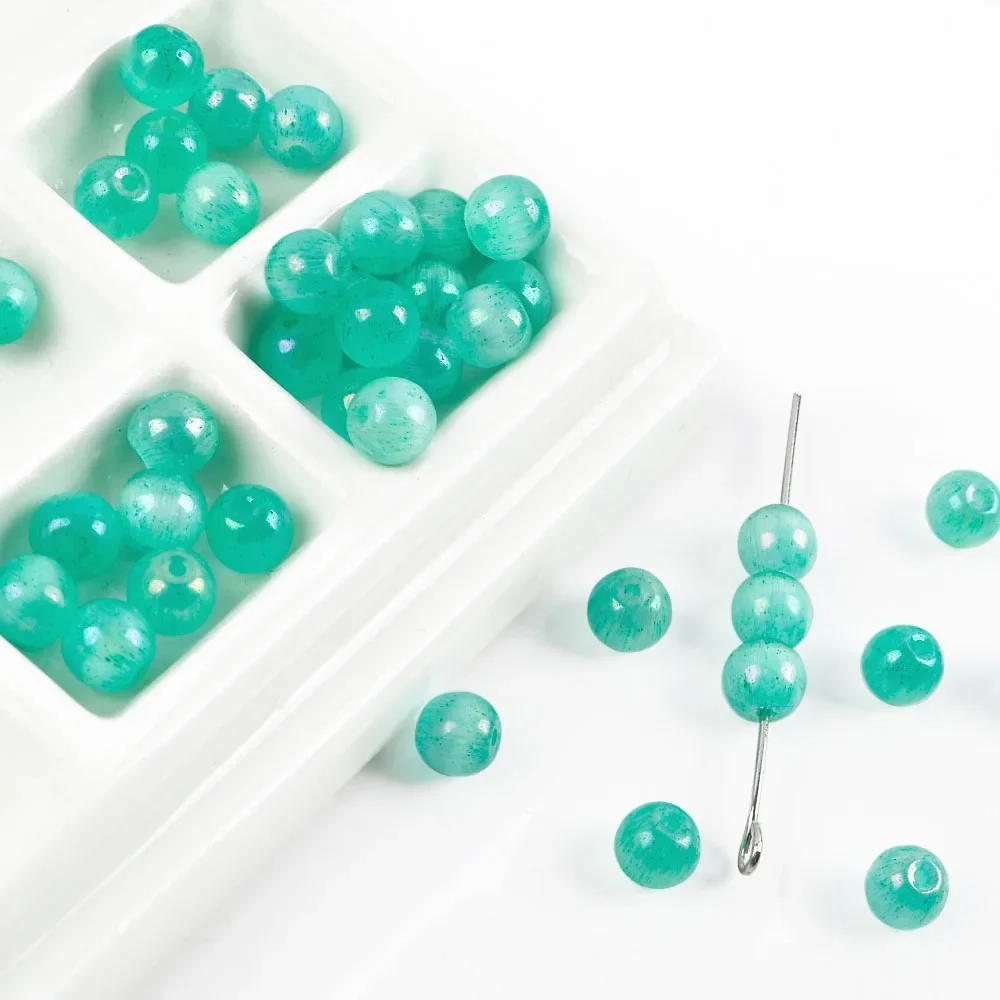 50pcs Cat Eye Glass Beads Candy Color Round Loose Spacer Beads For Jewelry Making DIY Bracelets Necklace Accessories
50pcs Cat Eye Glass Beads Candy Color Round Loose Spacer Beads For Jewelry Making DIY Bracelets Necklace Accessories