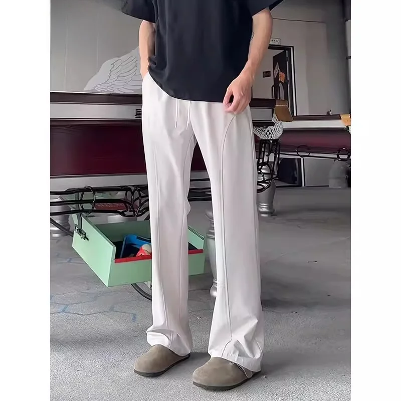 Men's Summer Thin Straight Leg Ice Silk Pants Loose Fit Bowed Knife Quick Dry Mesh Casual Trousers Comfortable Breathable
Men's Summer Thin Straight Leg Ice Silk Pants Loose Fit Bowed Knife Quick Dry Mesh Casual Trousers Comfortable Breathable