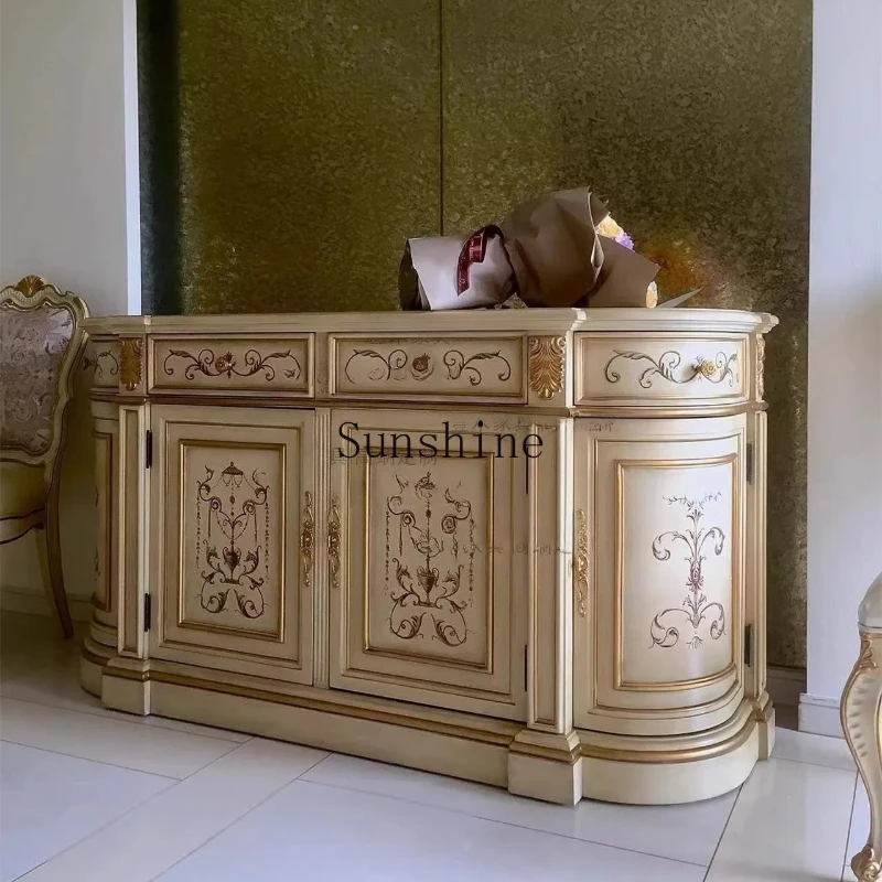 European painted art dresser simple locker
European painted art dresser simple locker