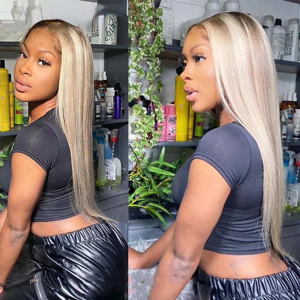Grey Highlight Color Wig Human Hair 13x4 Transparent Lace Frontal Wig Ombre Colored Straight Transparent Lace Wigs for Women
Grey Highlight Color Wig Human Hair 13x4 Transparent Lace Frontal Wig Ombre Colored Straight Transparent Lace Wigs for Women