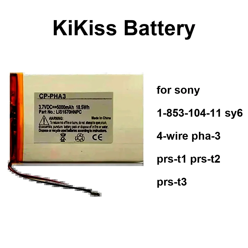 Battery Long-Lasting LIS1570HNPC LIS1476 700-5000Mah For Sony 1-853-104-11 SY6 4-Wire Pha-3 Prs-T1 Prs-T2 Prs-T3 
Battery Long-Lasting LIS1570HNPC LIS1476 700-5000Mah For Sony 1-853-104-11 SY6 4-Wire Pha-3 Prs-T1 Prs-T2 Prs-T3