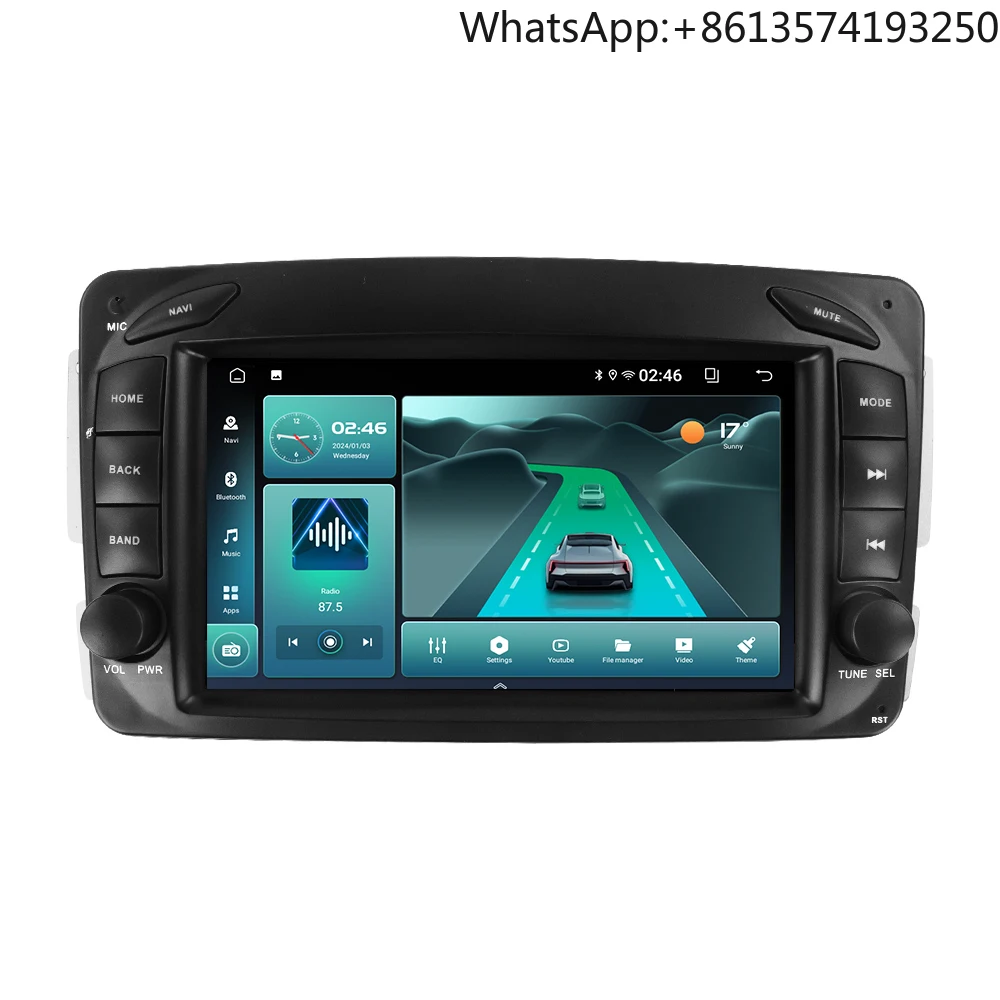 7" Android Car Radio for Mercedes Benz CLK W209 C209 W168 W203 W463 Vito Viano 1998-2006 GPS Carplay Auto Systems
7" Android Car Radio for Mercedes Benz CLK W209 C209 W168 W203 W463 Vito Viano 1998-2006 GPS Carplay Auto Systems