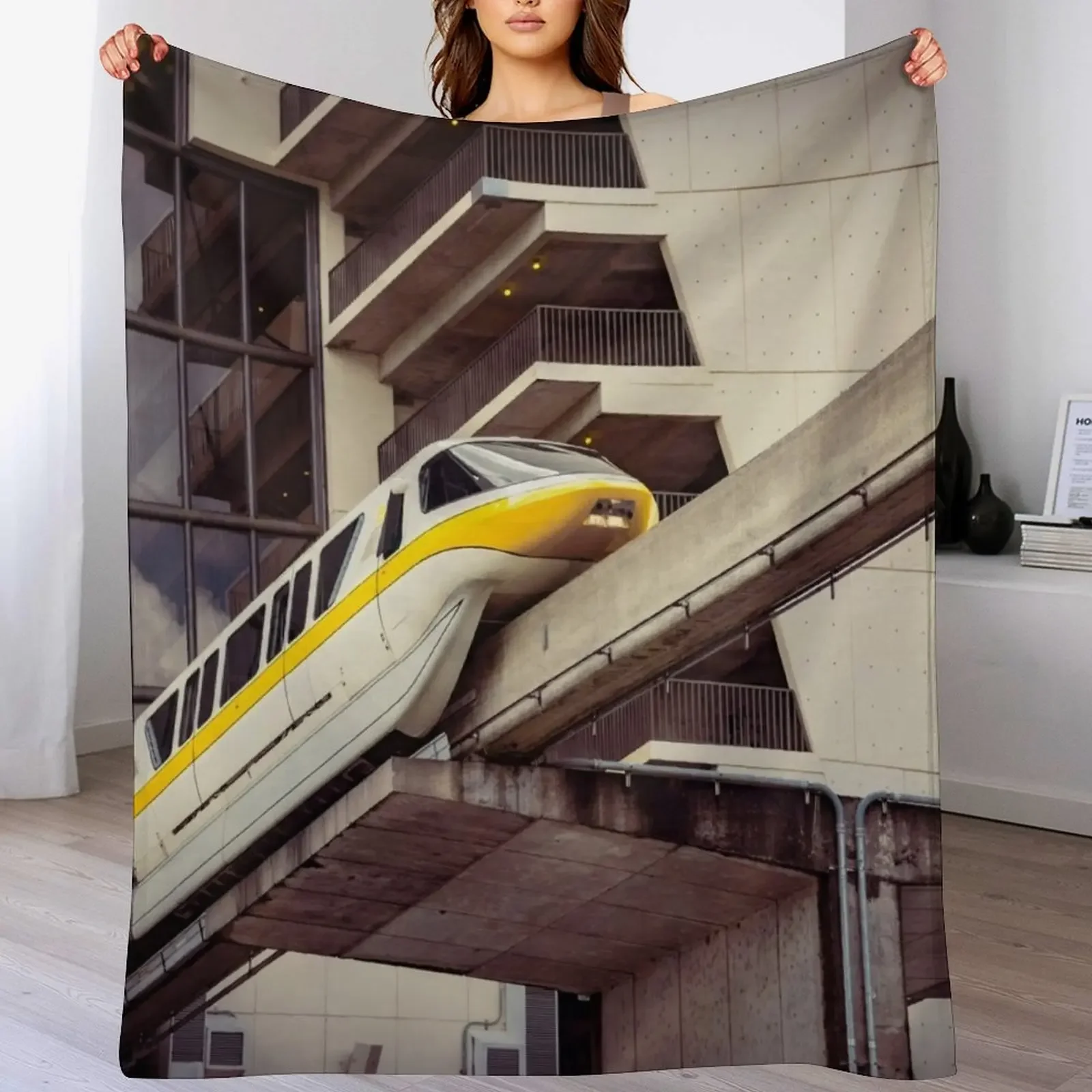 Yellow Monorail Exiting Building Throw Blanket Plush Fuzzy Cozy Blanket for Couch Sofa
Yellow Monorail Exiting Building Throw Blanket Plush Fuzzy Cozy Blanket for Couch Sofa
