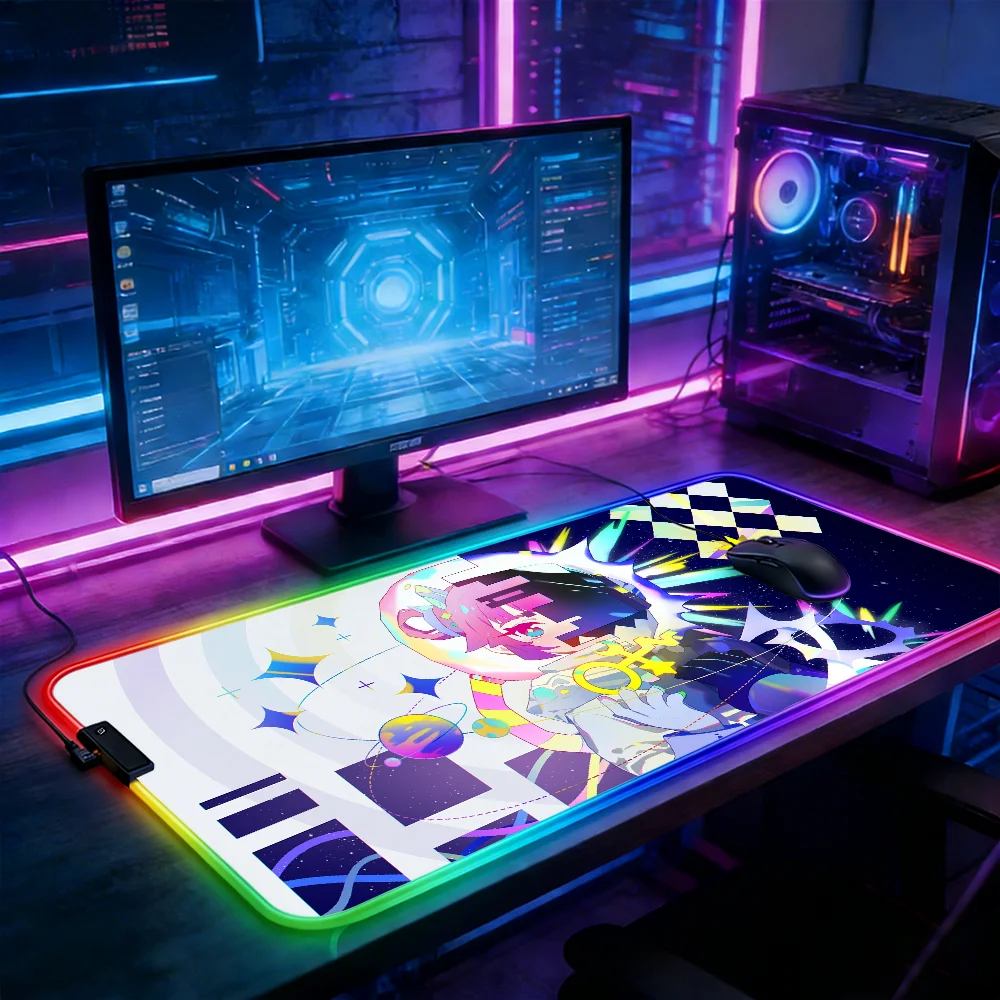 Светодиодный RGB-коврик для мыши, игровой коврик для клавиатуры, настольный коврик, коврик для стола с изображением астронавта, Лолиты, аниме, аксессуары для ПК, коврик для мыши для геймеров
Светодиодный RGB-коврик для мыши, игровой коврик для клавиатуры, настольный коврик, коврик для стола с изображением астронавта, Лолиты, аниме, аксессуары для ПК, коврик для мыши для геймеров