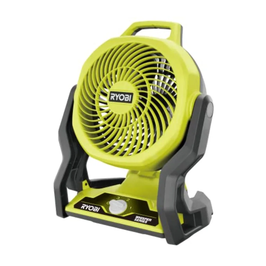 Cordless 3-Speed Whisper Fan for indoor/outdoor use, ABS plastic, Hyper Green, lightweight and quiet operation
Cordless 3-Speed Whisper Fan for indoor/outdoor use, ABS plastic, Hyper Green, lightweight and quiet operation