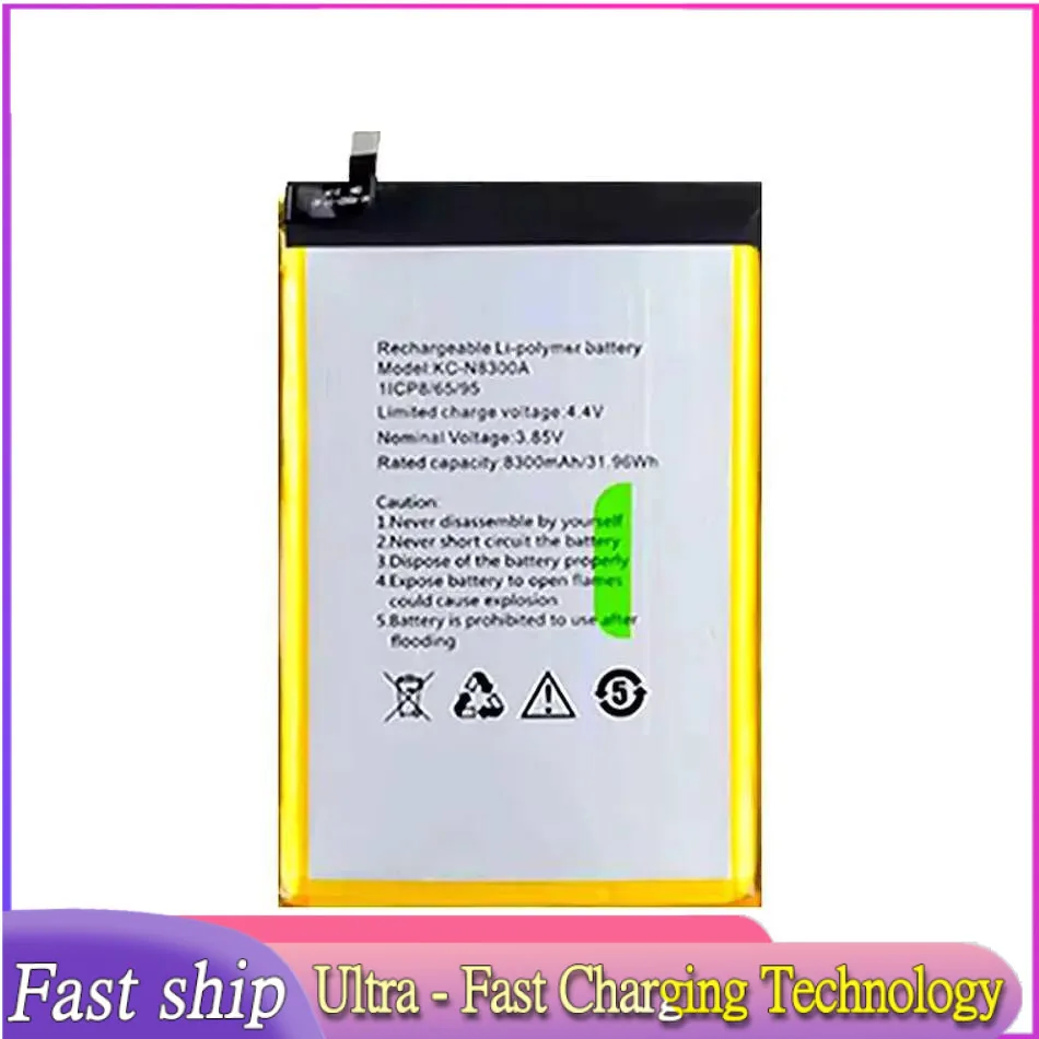 WP17 KC-N8300A Mobile Phone Battery 8300mAh For Oukitel WP17 Long Lasting Good Low-Temperature Performance
WP17 KC-N8300A Mobile Phone Battery 8300mAh For Oukitel WP17 Long Lasting Good Low-Temperature Performance