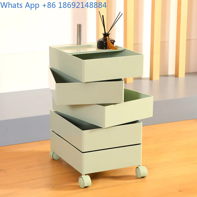 Nordic 360 Rotating Cabinet Movable Bedside Table Ins Sofa Simple Drawer Cosmetic Storage Cabinet
Nordic 360 Rotating Cabinet Movable Bedside Table Ins Sofa Simple Drawer Cosmetic Storage Cabinet