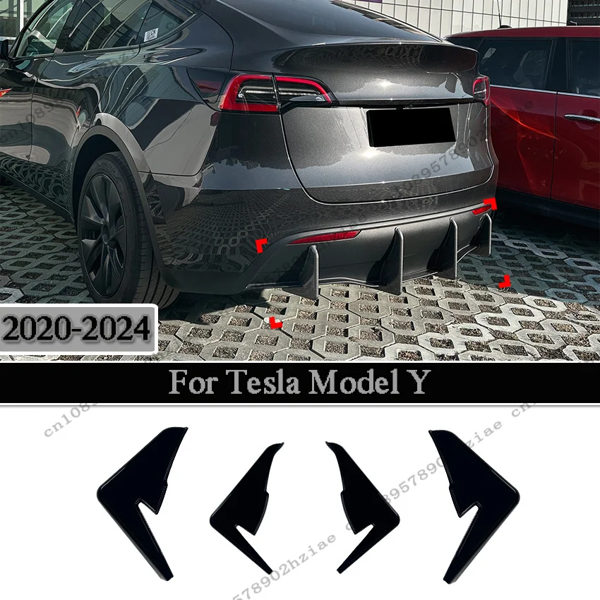 Lossless installation Rear Diffuser Spoiler Protector Car Styling For Tesla Model Y 2020-2024 Rear Bumper Chin Sticker Tuning
Lossless installation Rear Diffuser Spoiler Protector Car Styling For Tesla Model Y 2020-2024 Rear Bumper Chin Sticker Tuning