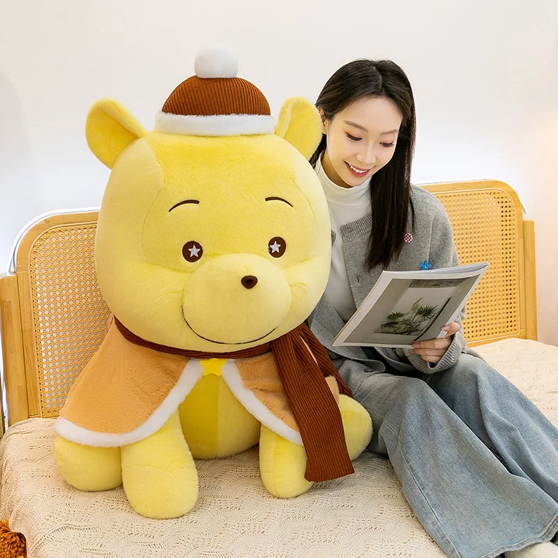 Plush Winnie the Pooh with Scarf Winter Edition Hat Wearing Pooh Bear Stuffed Toy for Kids Birthday Xmas Gift Cuddly Sleep Buddy
Plush Winnie the Pooh with Scarf Winter Edition Hat Wearing Pooh Bear Stuffed Toy for Kids Birthday Xmas Gift Cuddly Sleep Buddy