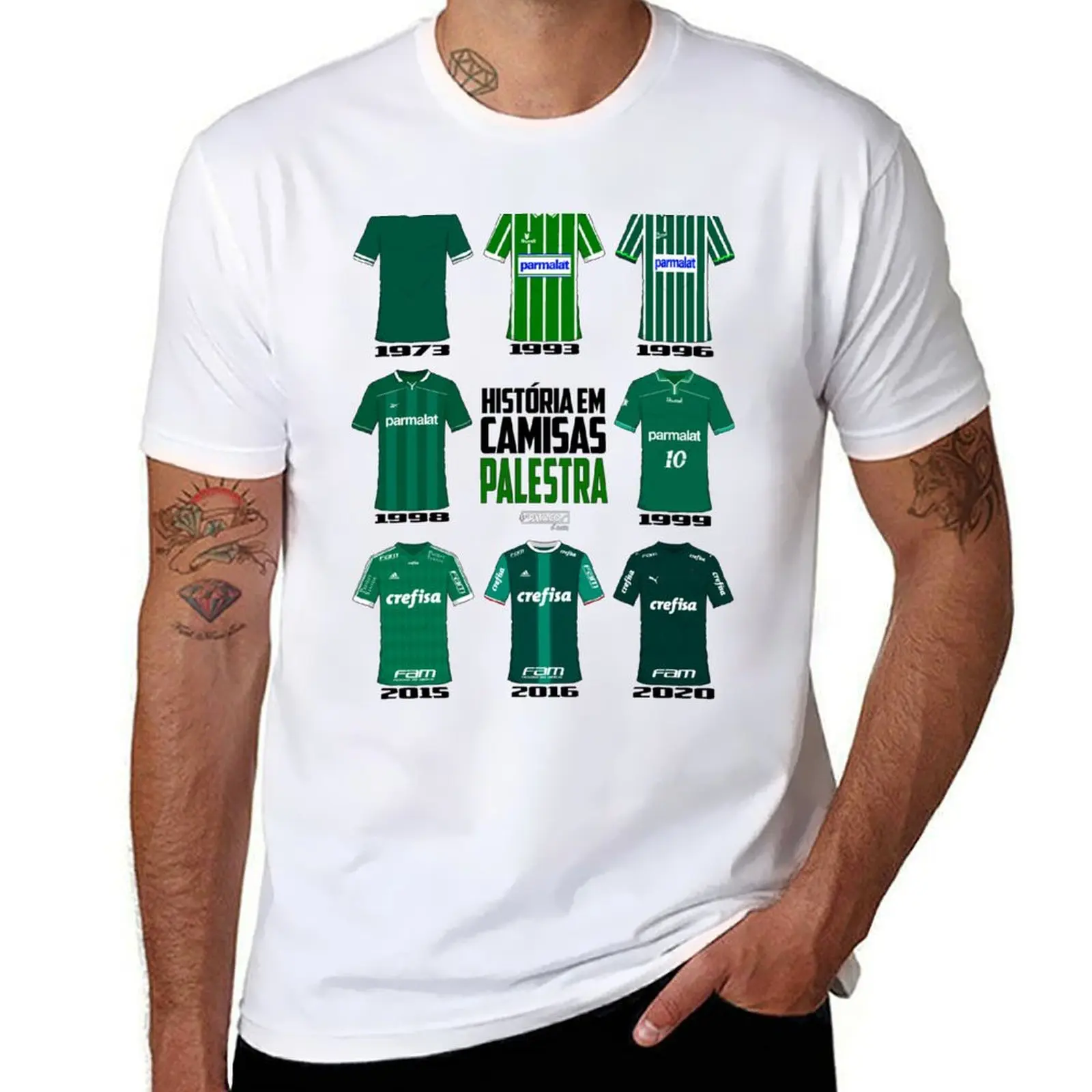 History in Shirts - Palmeiras T-Shirt T-shirts oversize football t shirt man clothes funny t shirts men
History in Shirts - Palmeiras T-Shirt T-shirts oversize football t shirt man clothes funny t shirts men