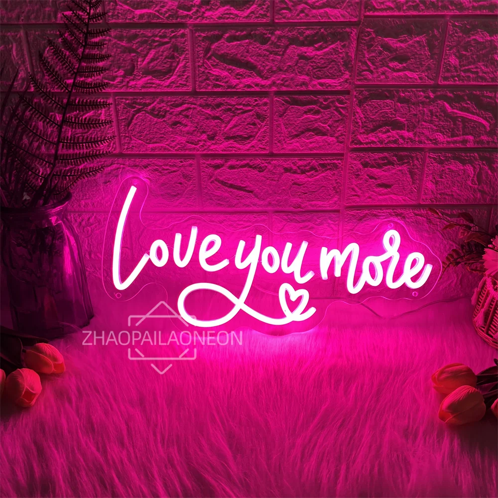 Love you more Neon Led Sign Wedding Bedroom Decoration Neon Lights Signs Wedding Wall Home Room Art Decor Signboard
Love you more Neon Led Sign Wedding Bedroom Decoration Neon Lights Signs Wedding Wall Home Room Art Decor Signboard