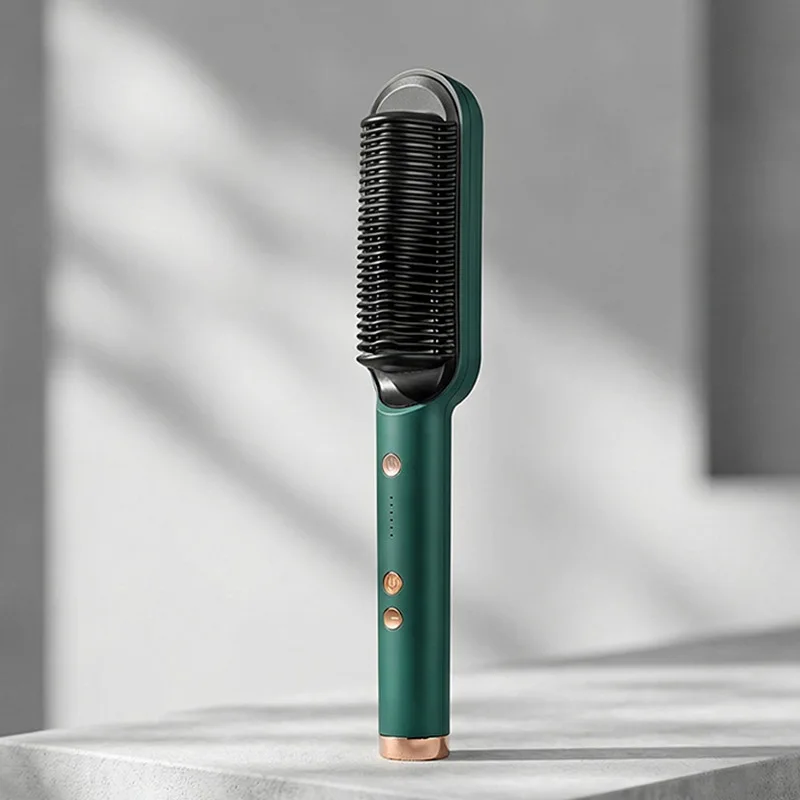 2026 Negative ion straightening comb dual-purpose straightening and curling rod electric heating comb
2026 Negative ion straightening comb dual-purpose straightening and curling rod electric heating comb