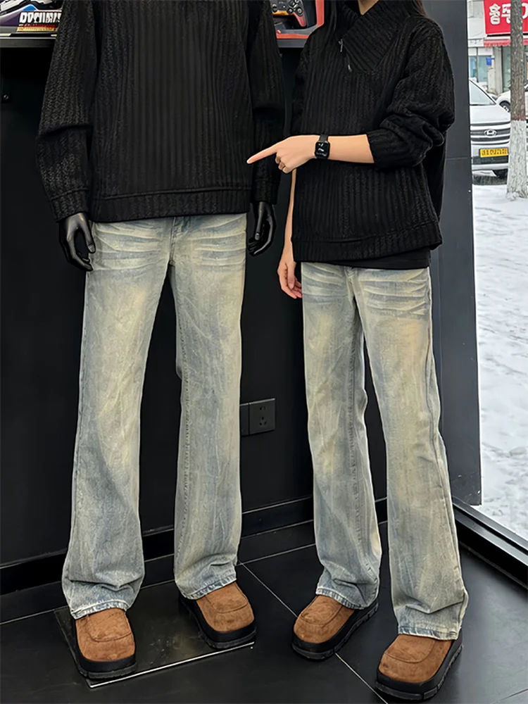 Blue Lightning Pattern Thiened Winter Straight Leg Jeans High Waist Men's Faionable Casual Straight Tube Pants
Blue Lightning Pattern Thiened Winter Straight Leg Jeans High Waist Men's Faionable Casual Straight Tube Pants