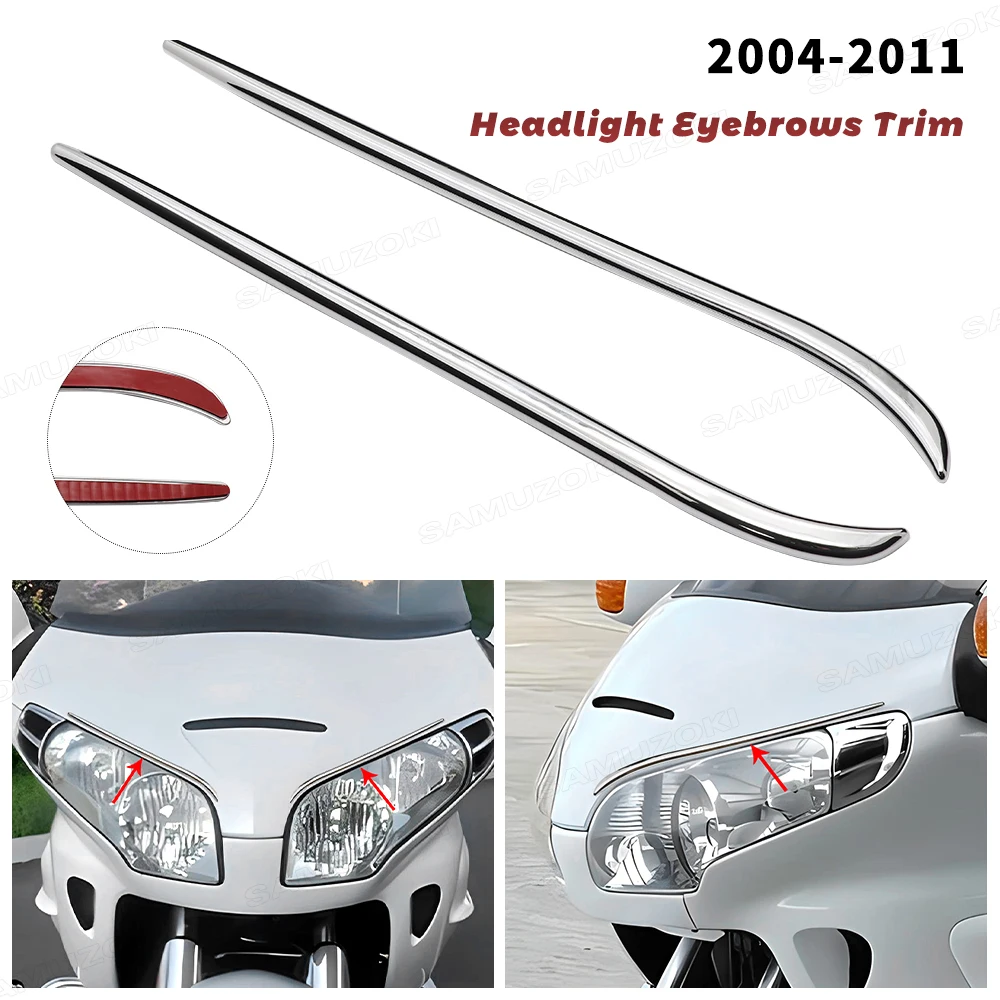 Goldwing GL 1800 Chrome Motorcycle ABS Decoration Parts Fairing Eyebrows Trim Strips 2Pcs For Honda Gold Wing GL1800 2001-2011
Goldwing GL 1800 Chrome Motorcycle ABS Decoration Parts Fairing Eyebrows Trim Strips 2Pcs For Honda Gold Wing GL1800 2001-2011