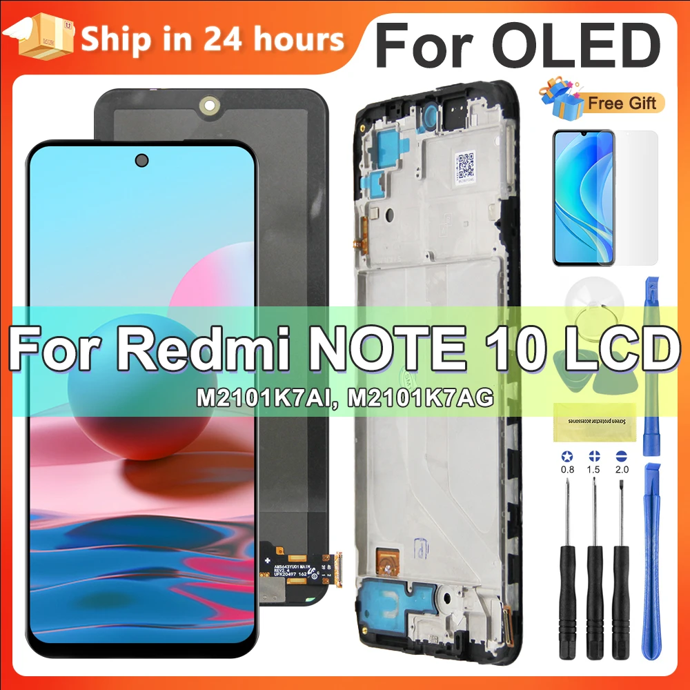 ЖК-дисплей AMOLED 6,43 дюйма для Xiaomi Redmi Note 10S M2101K7BG, дисплей с сенсорным экраном и дигитайзером для Redmi Note 10, 4G, ЖК-дисплей, запасные части
ЖК-дисплей AMOLED 6,43 дюйма для Xiaomi Redmi Note 10S M2101K7BG, дисплей с сенсорным экраном и дигитайзером для Redmi Note 10, 4G, ЖК-дисплей, запасные части